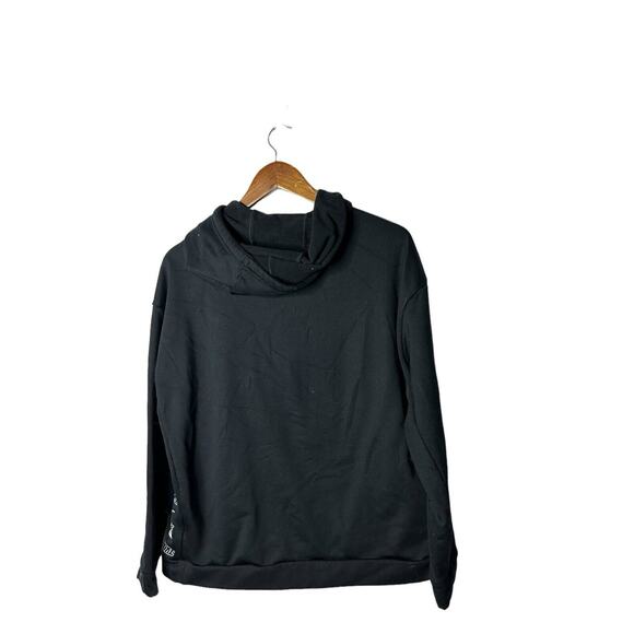 Nike Therma Taping Pullover Hoodie Sweatshirt Pockets AV5903 Womens L black - Picture 2 of 2